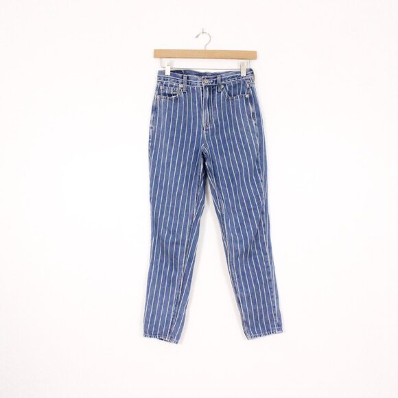 *American Eagle Outfitters Pinstripe Mom Jean - Picture 3 of 7